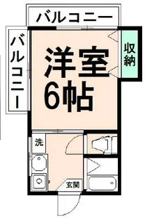 多摩センターグリーンビル【2階】の間取り