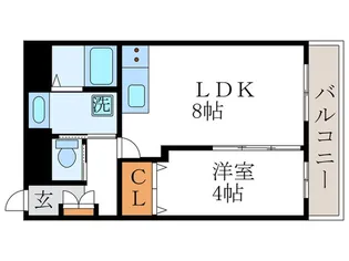 キャッスル桂【3階】の間取り