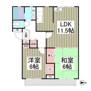 パークタウンIII【1階】の間取り