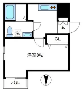 フロンティア・ヒルズ【2階】の間取り