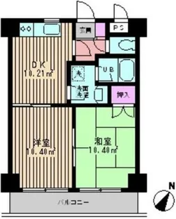 カサグランデ【2階】の間取り