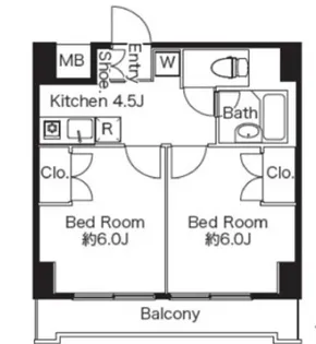 SOCIO町田【3階】の間取り