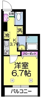エスポワール 東尾久【1階】の間取り