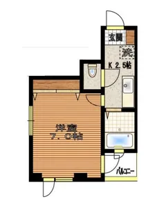 小石川YSレジデンス【3階】の間取り