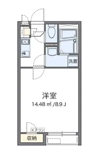 クレイノビュートップ相原【1階】の間取り
