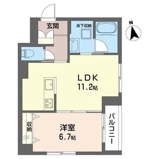 カルチャリスタ ガーデン【1階】の間取り