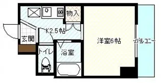 シャローム【4階】の間取り