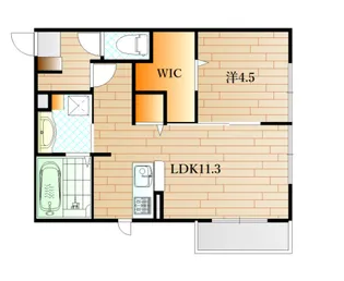 コンフォール コート【1階】の間取り