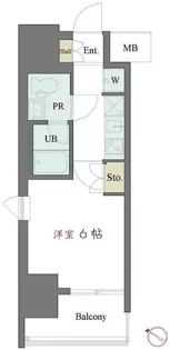 カスタリア大井町【10階】の間取り