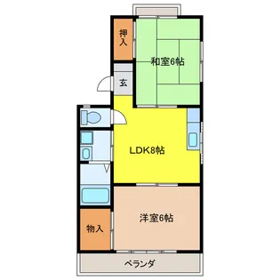 メゾン菊薗【2階】の間取り