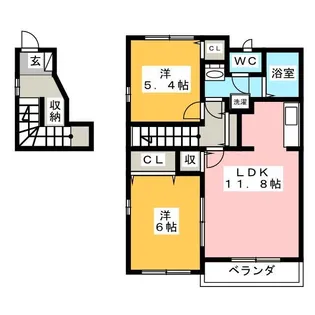 エミネンス湘南VII【2階】の間取り