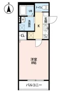 (仮)桜ヶ丘アパート【1階】の間取り