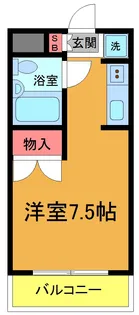 コスモハウスB6【1階】の間取り