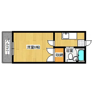 サンレック中井【1階】の間取り