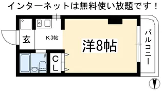 クローネマキ【3階】の間取り