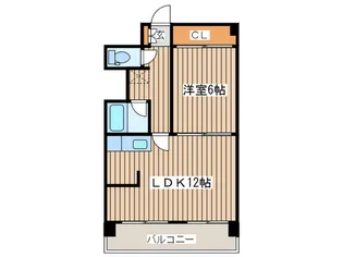 琴似コ-ポD【4階】の間取り