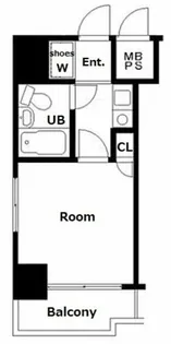 クリオ神奈川新町壱番館【2階】の間取り