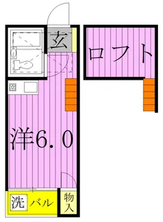 ブルーメ一ツ家33【1階】の間取り