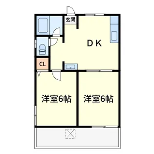 藤原ハイツ【1階】の間取り