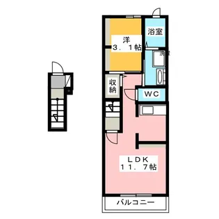 アルドール【2階】の間取り