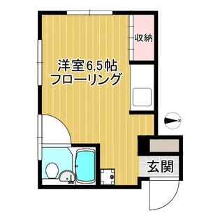 ルボーヌ東中野【2階】の間取り