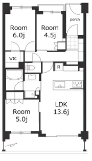 パークホームズ三軒茶屋シエル・クール【3階】の間取り