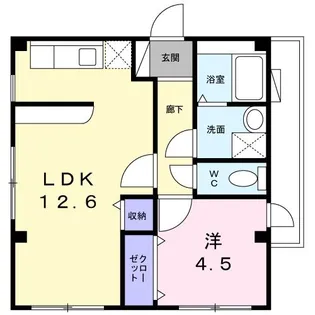 フォンテーヌ N-I【2階】の間取り