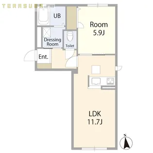リラフォートA棟【2階】の間取り