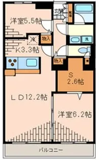 つつじヶ丘アイランドコート【1階】の間取り