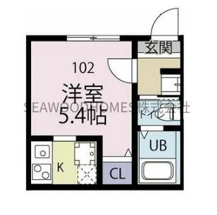プレシャスウィル追浜【1階】の間取り
