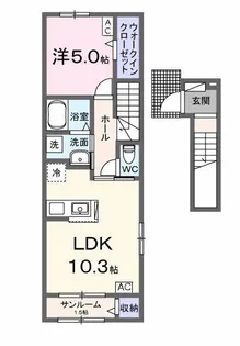 MALEN(マーレン)【2階】の間取り
