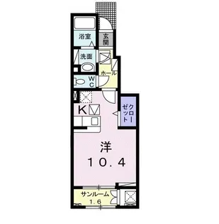 TOM’SガーデンIII【1階】の間取り