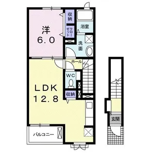 ポポラーレIII【2階】の間取り