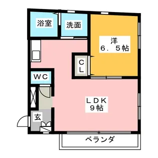 シェルブール元魚【2階】の間取り