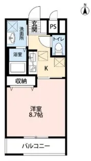 カステリーノ【2階】の間取り