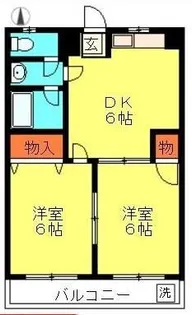 メゾンかいざか【3階】の間取り