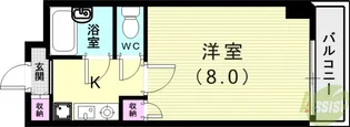 ステューディオ46【1階】の間取り