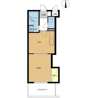 フィオーレセレスト【4階】の間取り