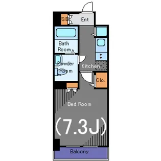 メインステージ八丁堀【7階】の間取り
