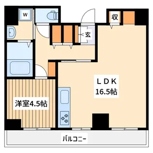ル・グラン元町【6階】の間取り