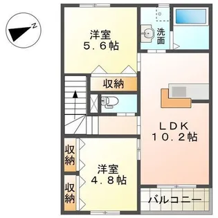 ラークヒル【2階】の間取り