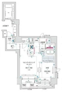 アルティザ東銀座【7階】の間取り