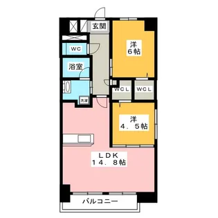 レントリリー御器所【2階】の間取り