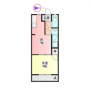 サンシャイン【2階】の間取り