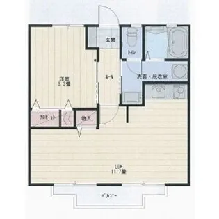 メゾン・イワカミ A【2階】の間取り