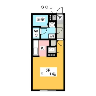 G VIVRE名城公園【4階】の間取り