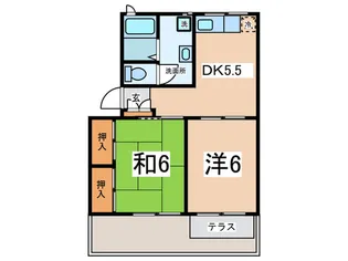 ダイヤモンドライフ【1階】の間取り