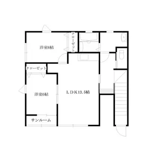 フォレストおがさわらA【2階】の間取り