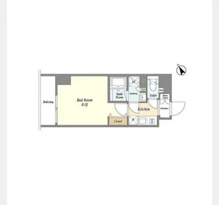 Lien御殿山【7階】の間取り