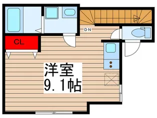confidante【2階】の間取り